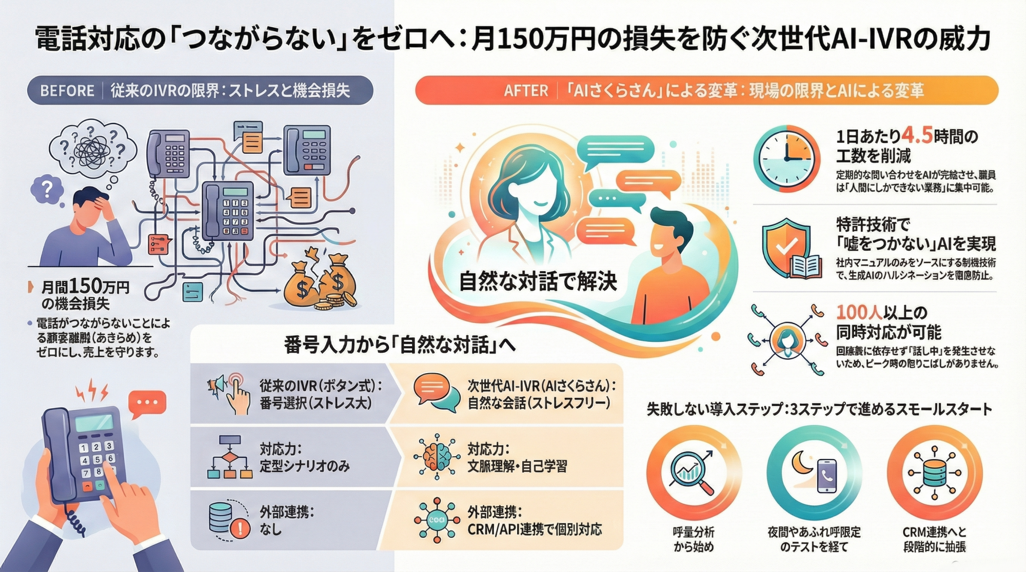 電話の取りこぼし