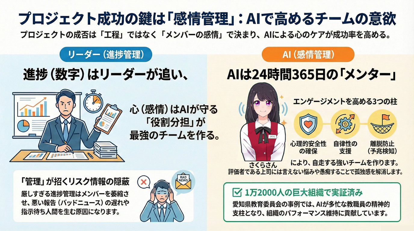 プロジェクト成功の鍵は「感情管理」