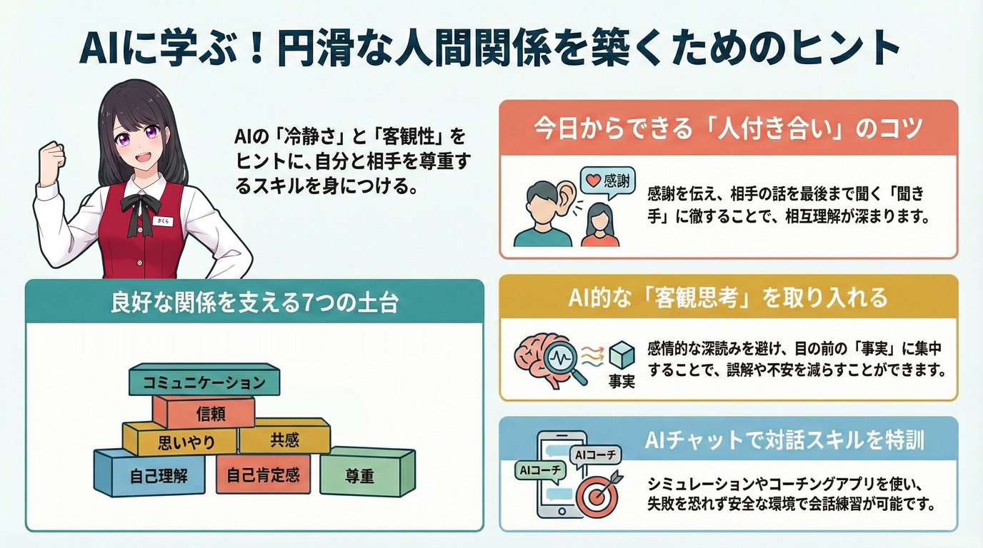 AIに学ぶ！円滑な人間関係を築くためのヒント