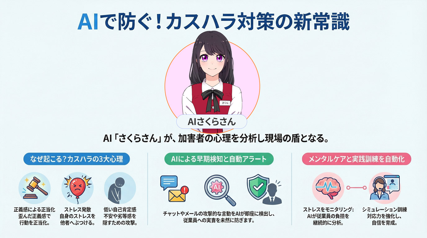 AIで防ぐ!カスハラ対策の新常識
