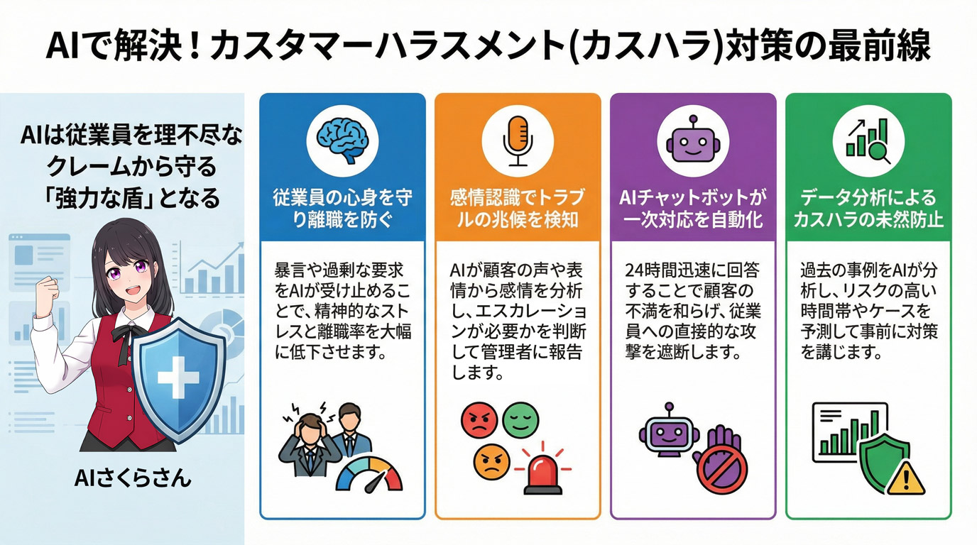 AIで解決!カスタマーハラスメント(カスハラ)対策の最前線