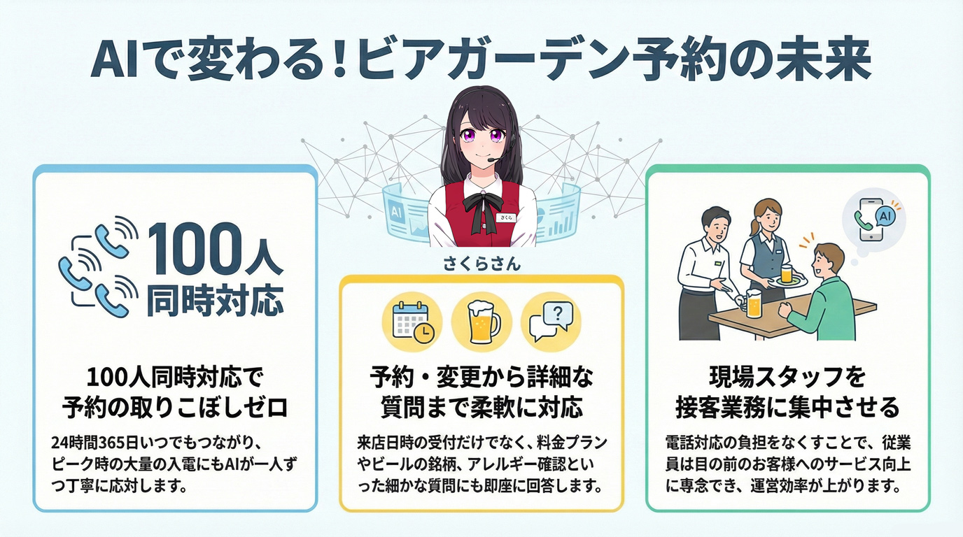 AIで変わる!ビアガーデン予約の未来