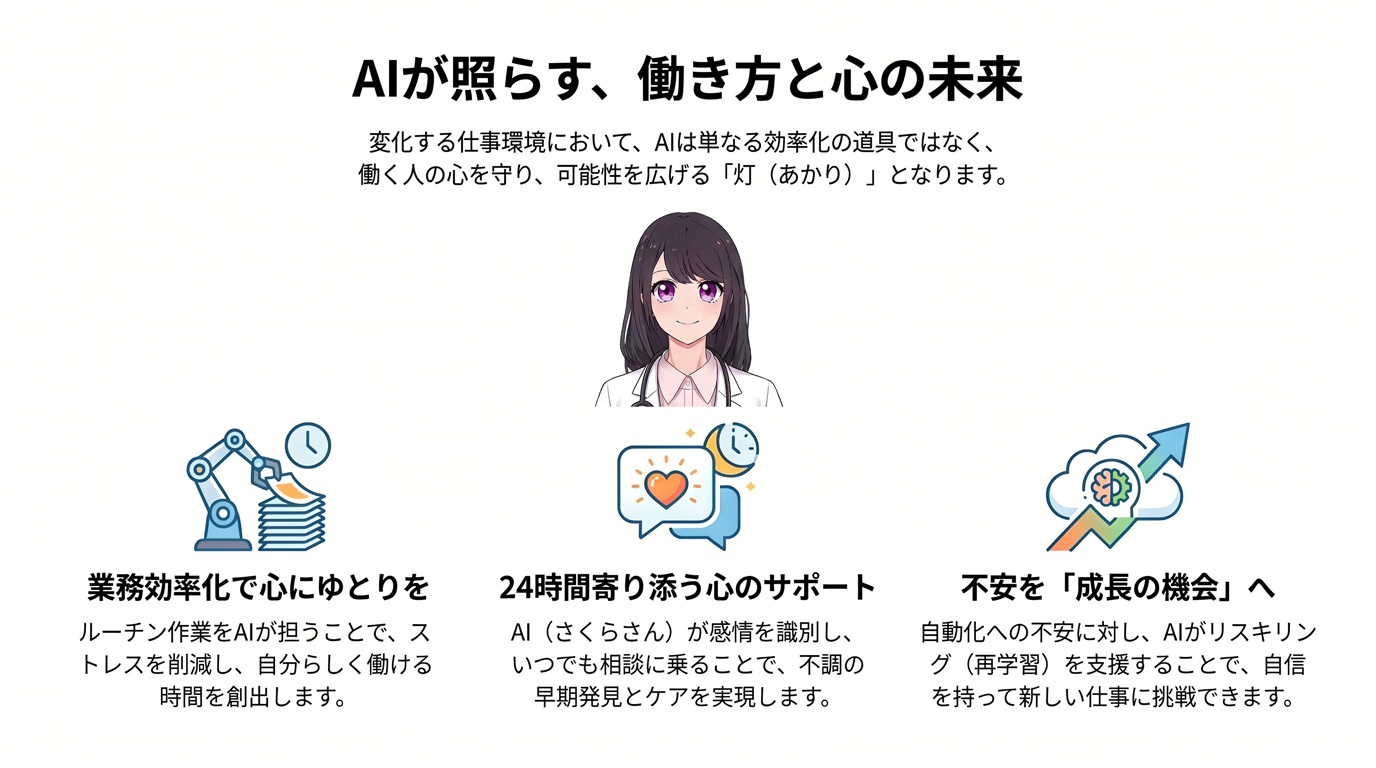 AIが照らす、働き方と心の未来