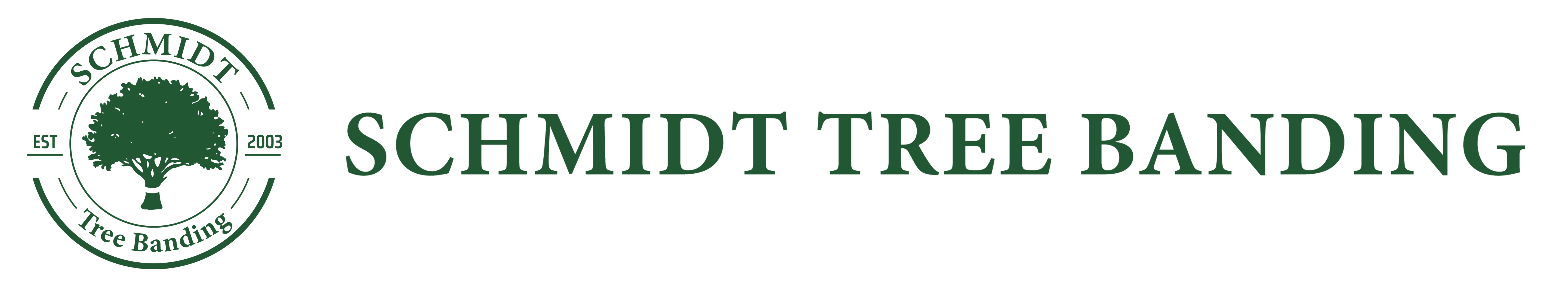 Schmidt Tree Banding Logo