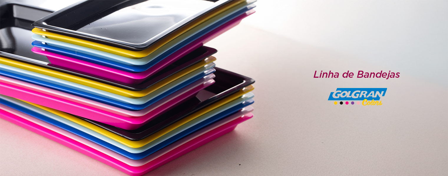 Linha de Bandejas Golgran Colors