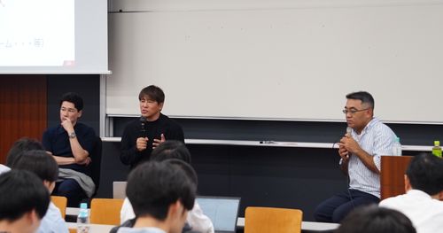 早稲田大学 商学部 東証提携講座に代表取締役社長 志水 雄一郎、取締役 清水 和彦が登壇いたしました