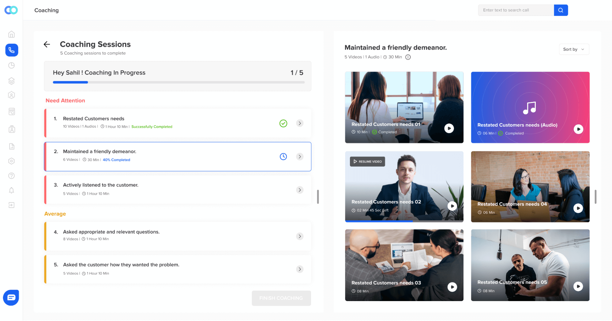 Peer-to-peer coaching in Convin’s automated agent coaching platform