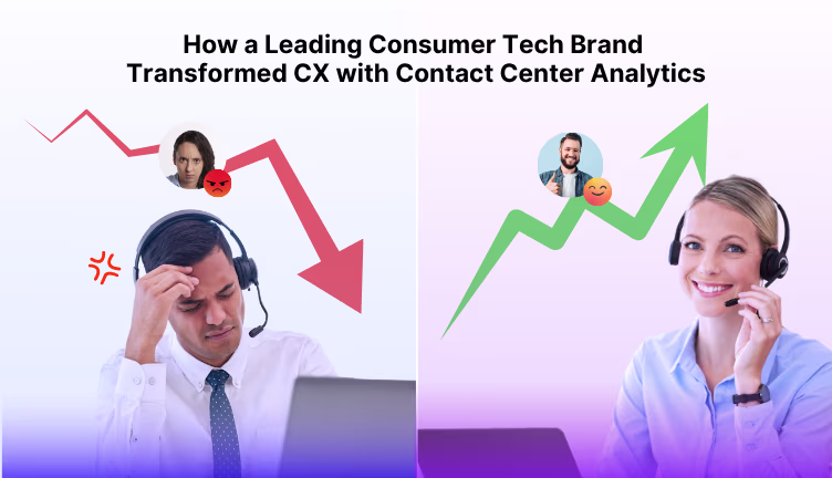 Data-driven CX transformation assisted by contact center analytics