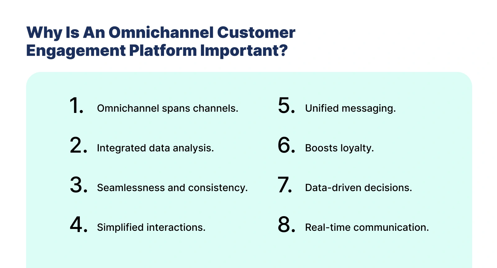It helps to track 100% of omnichannel conversations