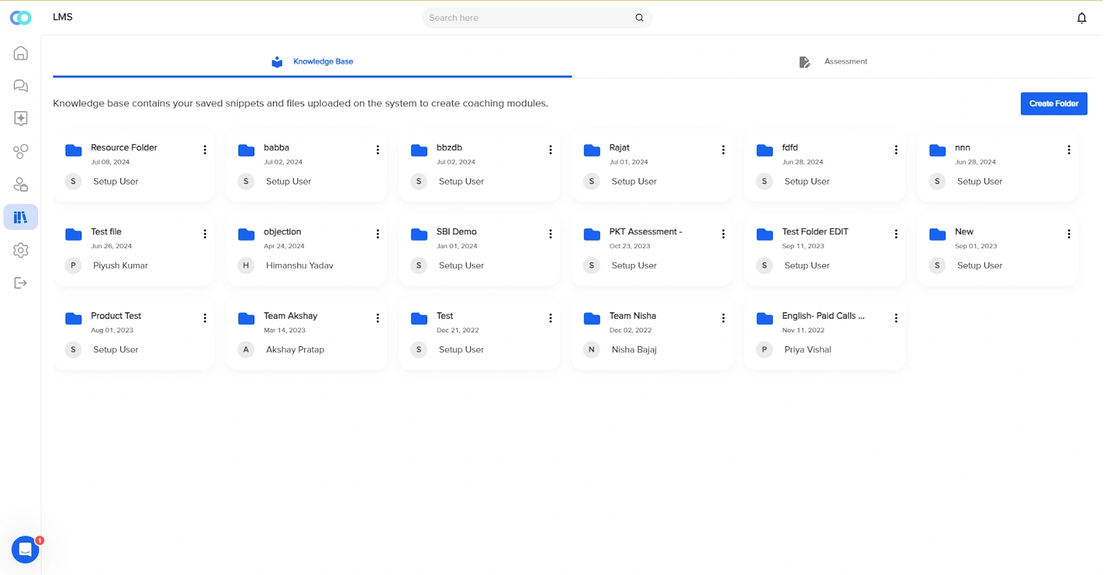 Conversation library created on call monitoring software for referring to top-performing recordings.