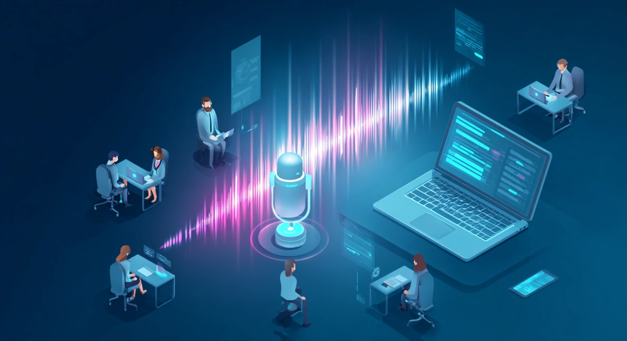 AI-powered automated lead qualification voicebot engaging website visitors in real-time to boost sales efficiency.