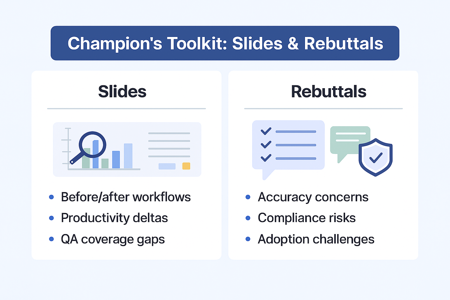 Champion’s Toolkit for Conversational AI in Insurance