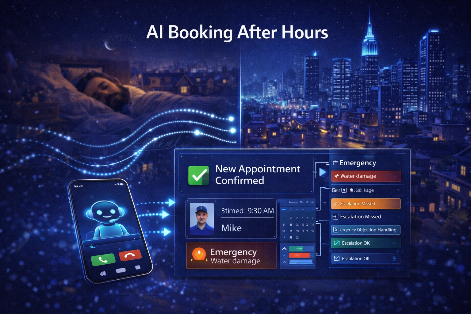 Turn Calls Into Booked Jobs with After Hours Answering Service