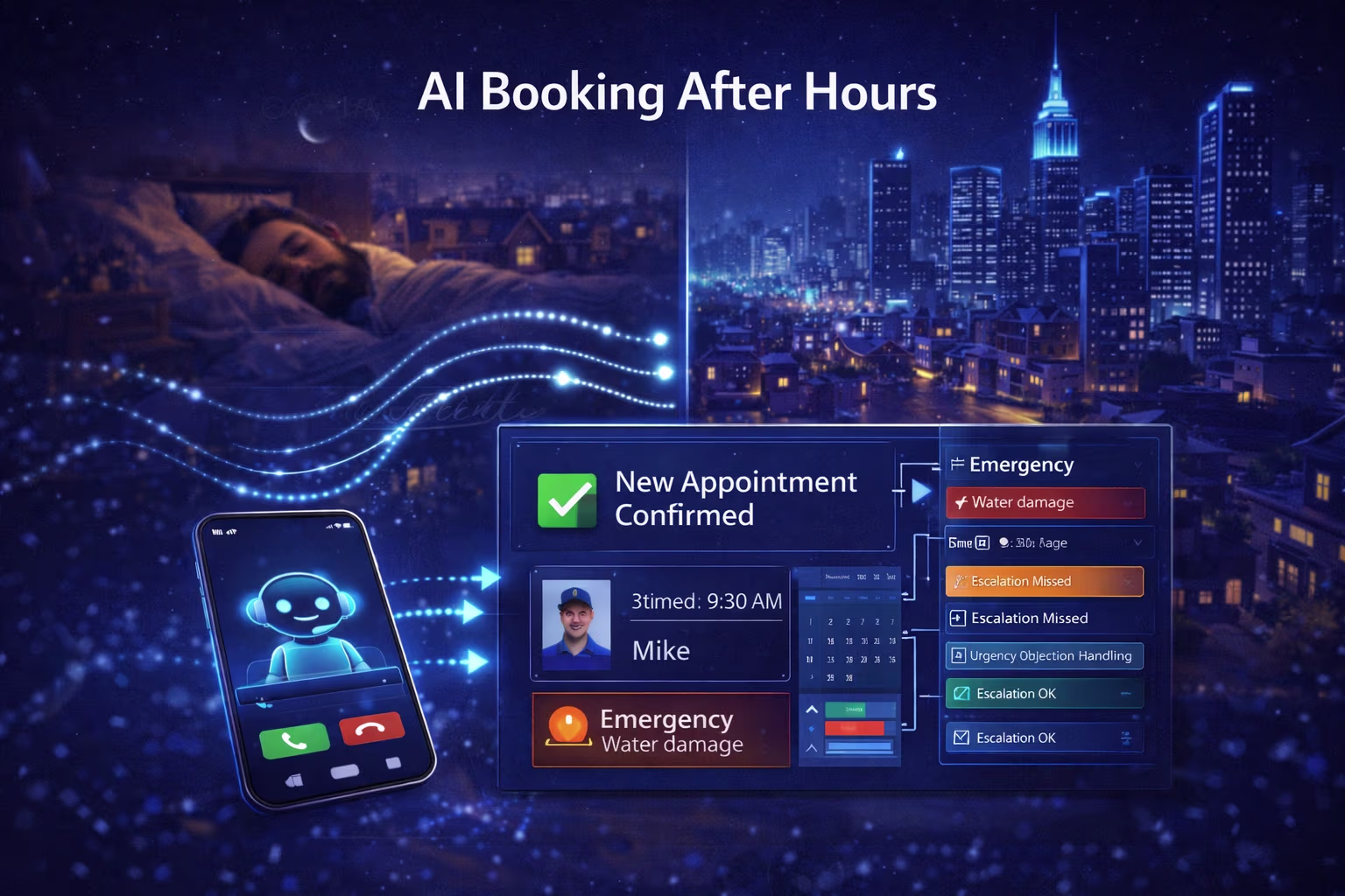 Turn Calls Into Booked Jobs with After Hours Answering Service