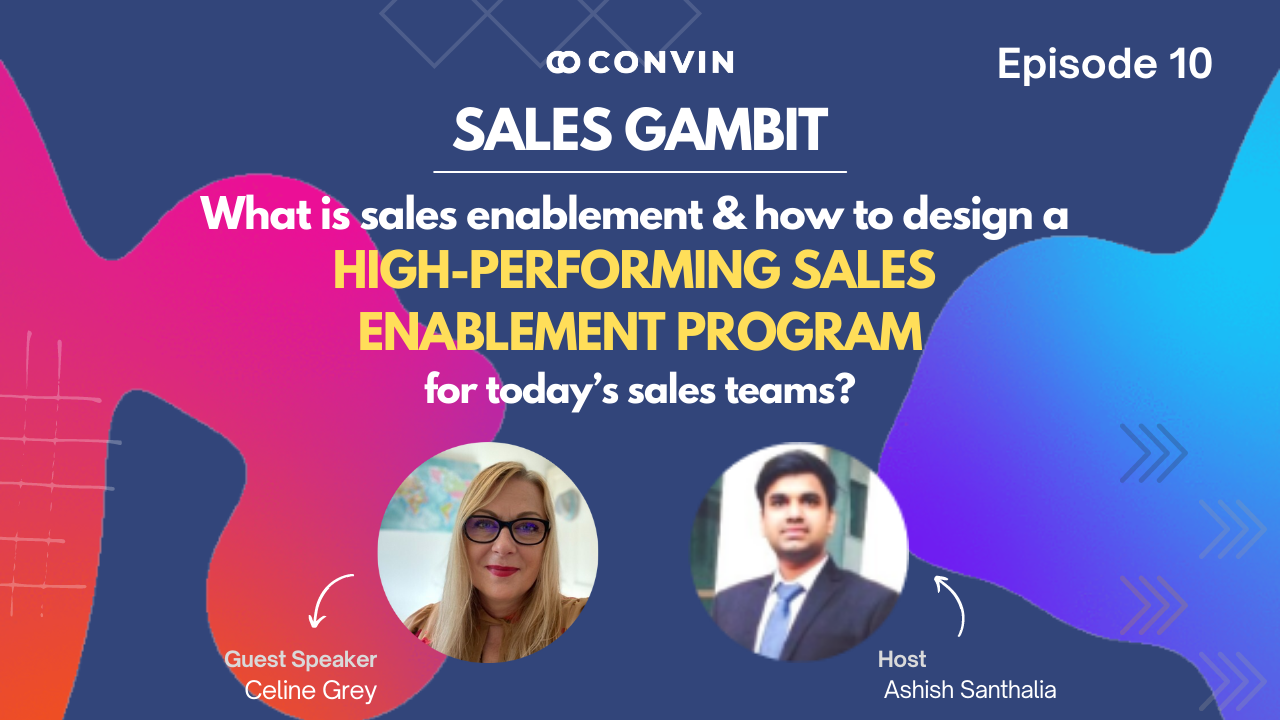 Episode 10 - What is Sales Enablement and how to design a high-performing Sales Enablement program for remote sales teams?