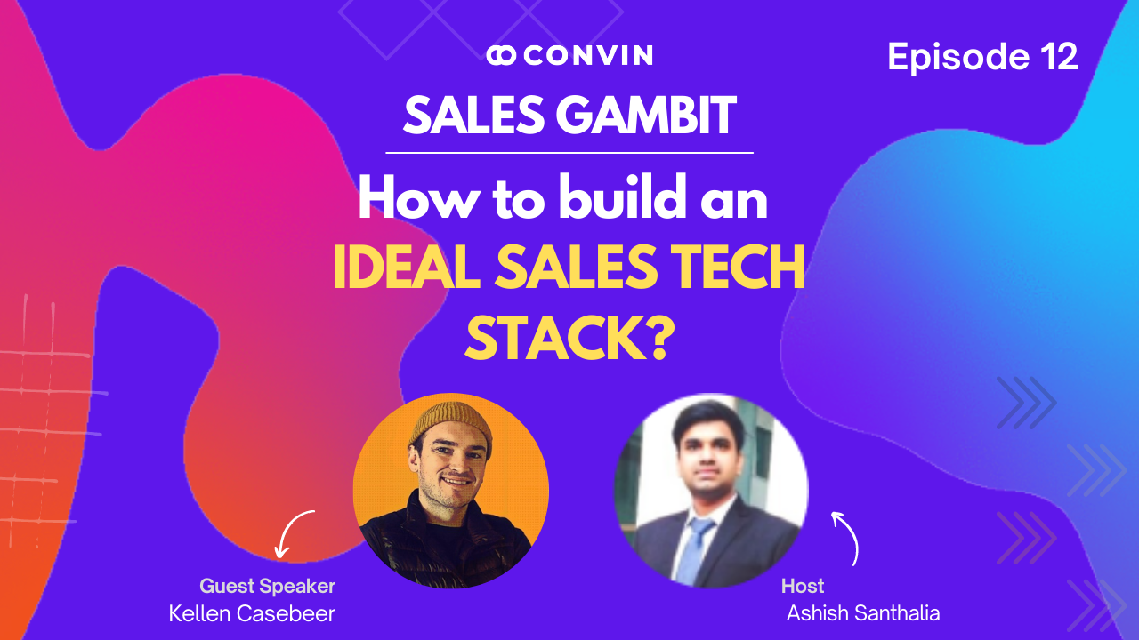 Episode 12 - How to build and ideal sales tech stack?