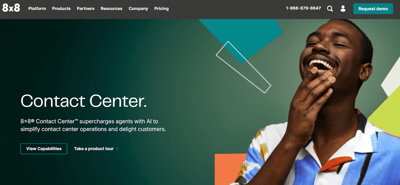 8x8 Contact Center offers AI-powered insights and omnichannel analytics