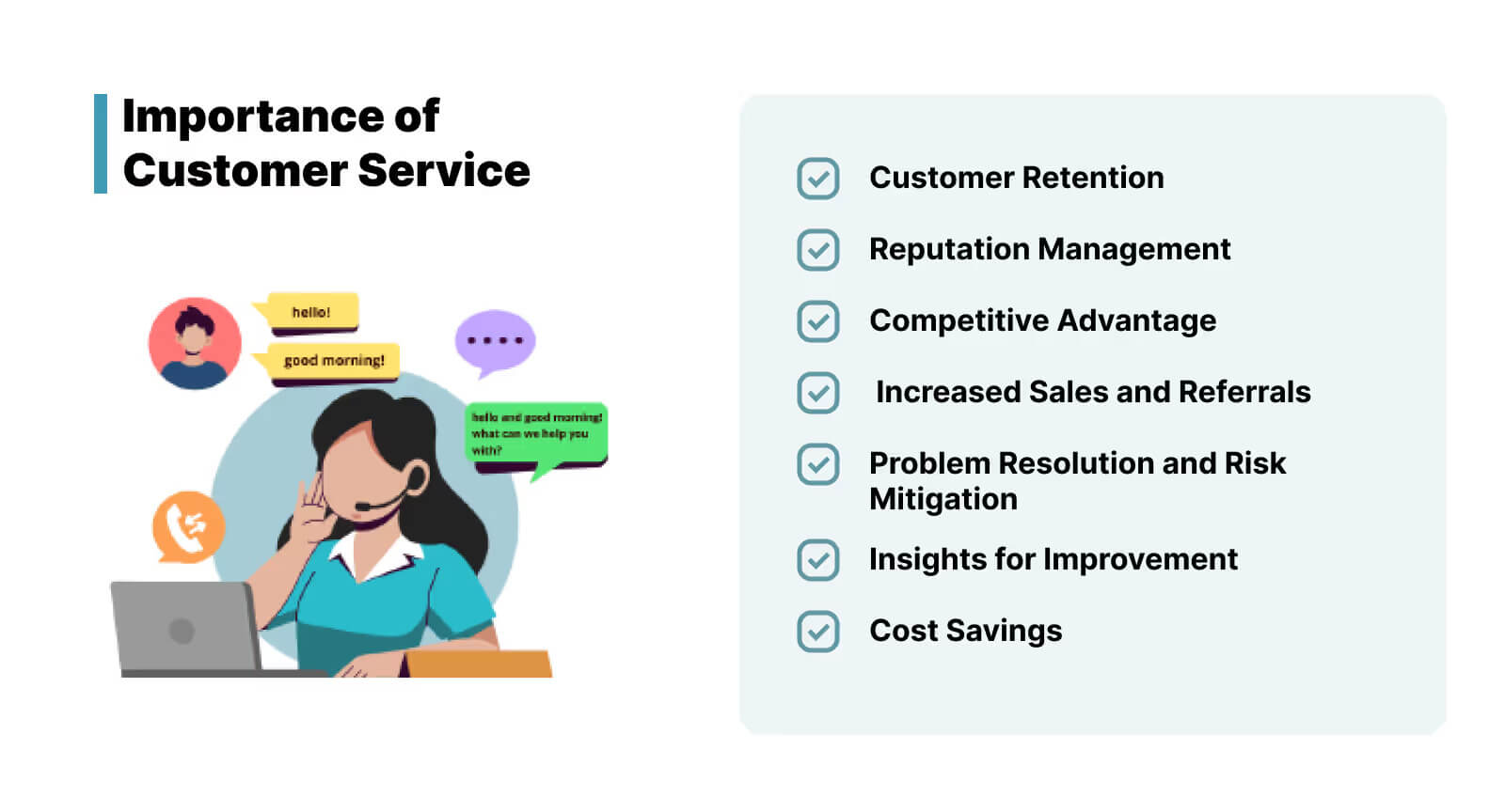 Benefits of customer service
