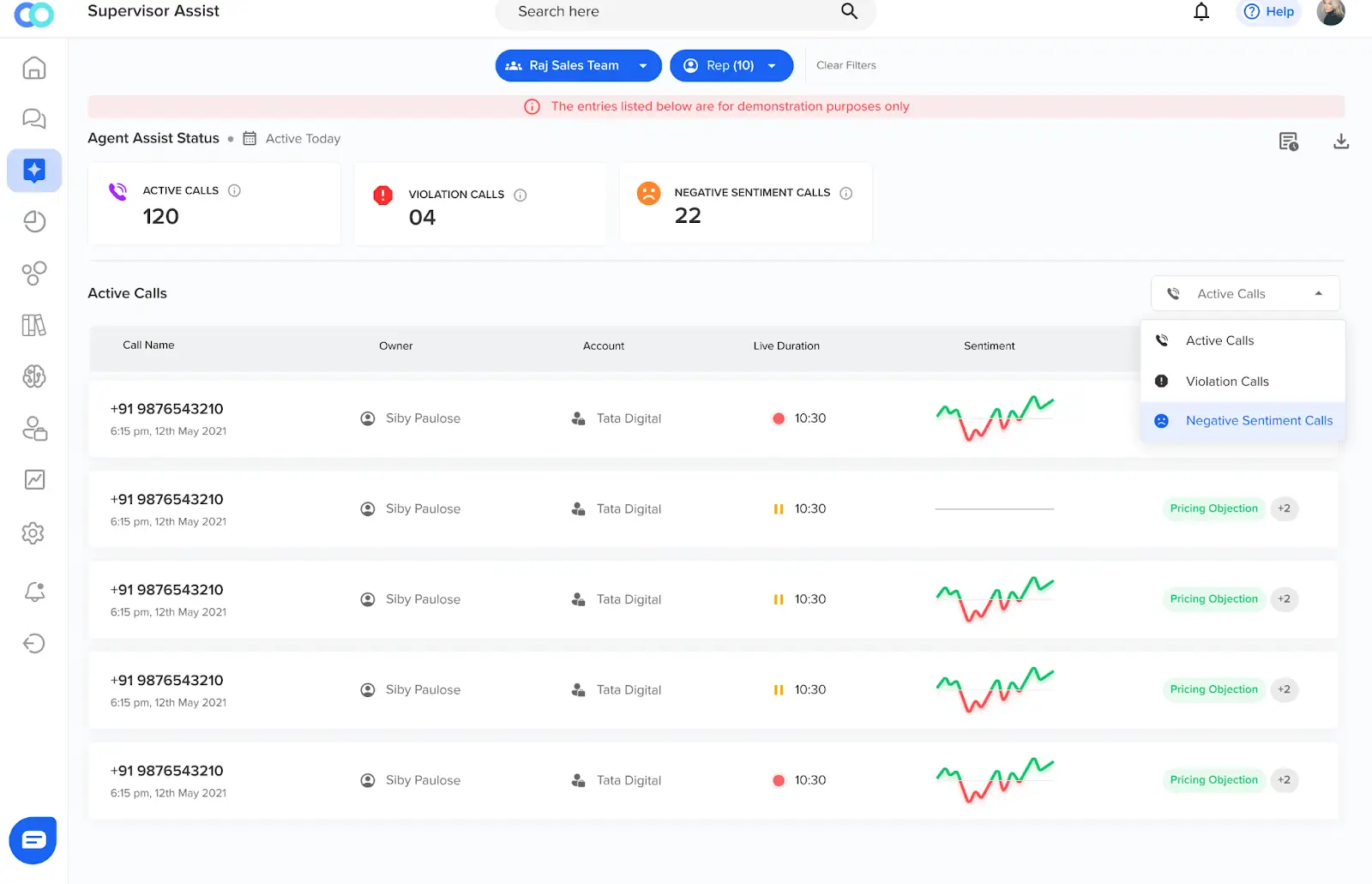Real-time supervisor assist by Convin using generative AI