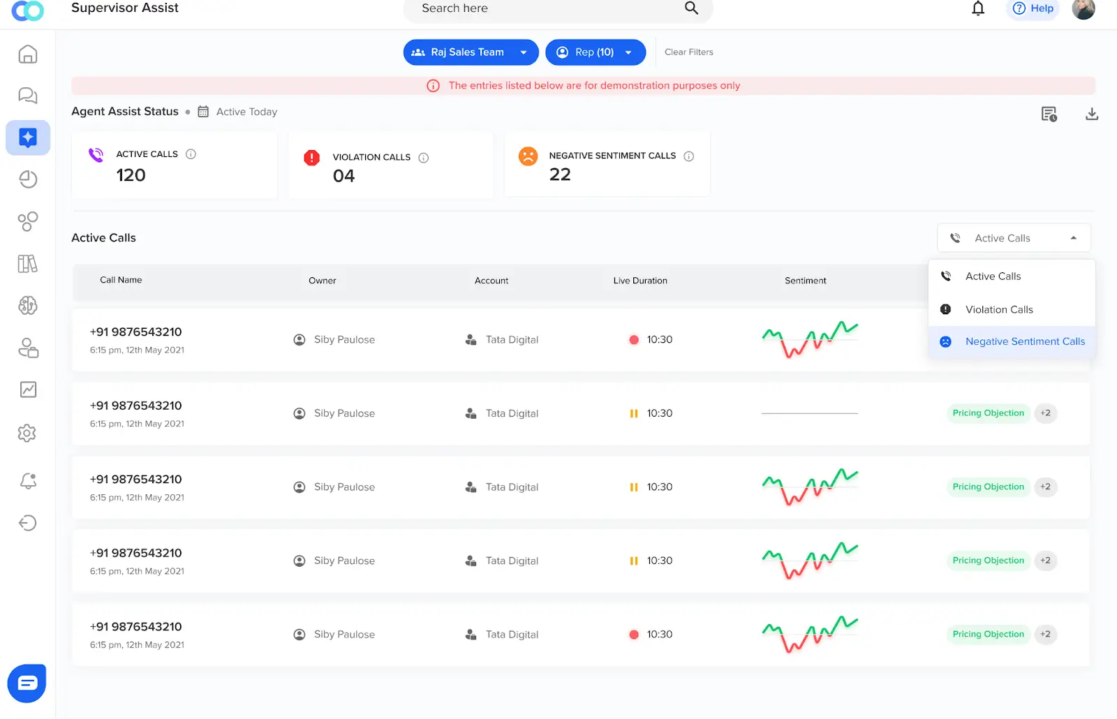 Live Supervisor Assist helps in real-time monitoring and supervisor intervention
