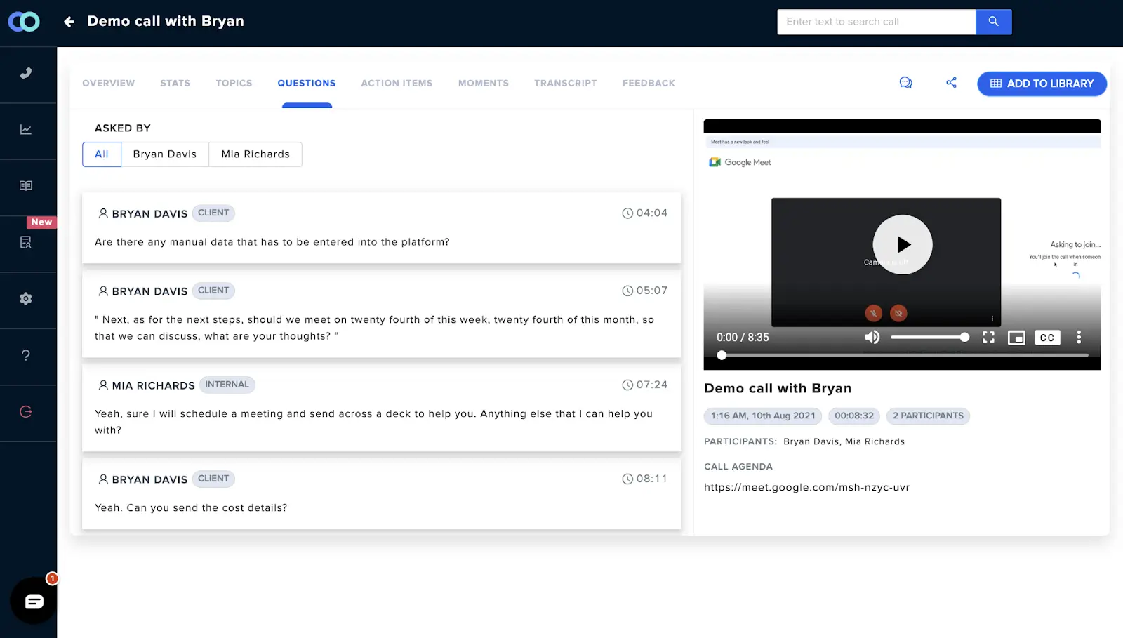 Customer and competitive insights