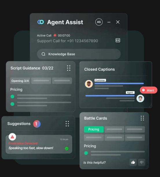 Boost agent productivity with Convin’s real-time Agent Assist