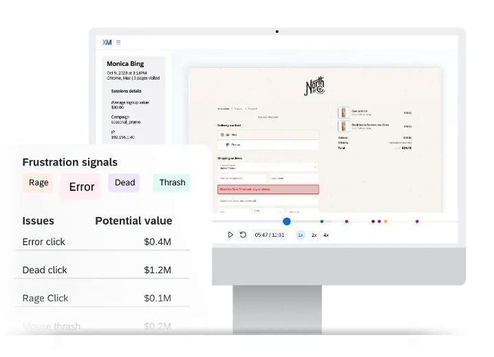 The goal is to identify and promptly address digital experience gaps