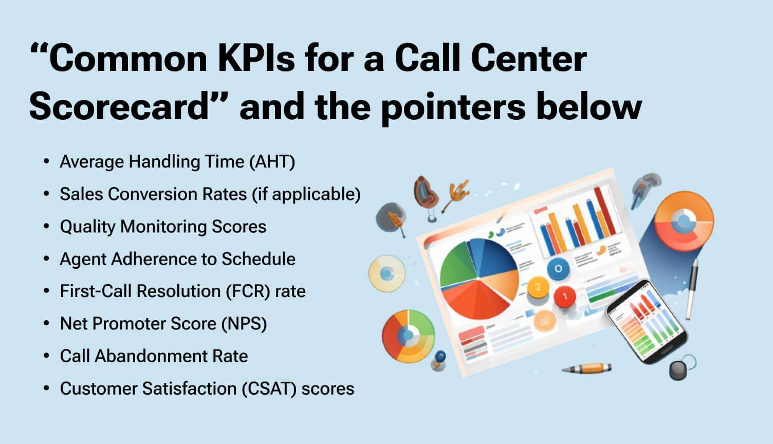 How do you create a scorecard?