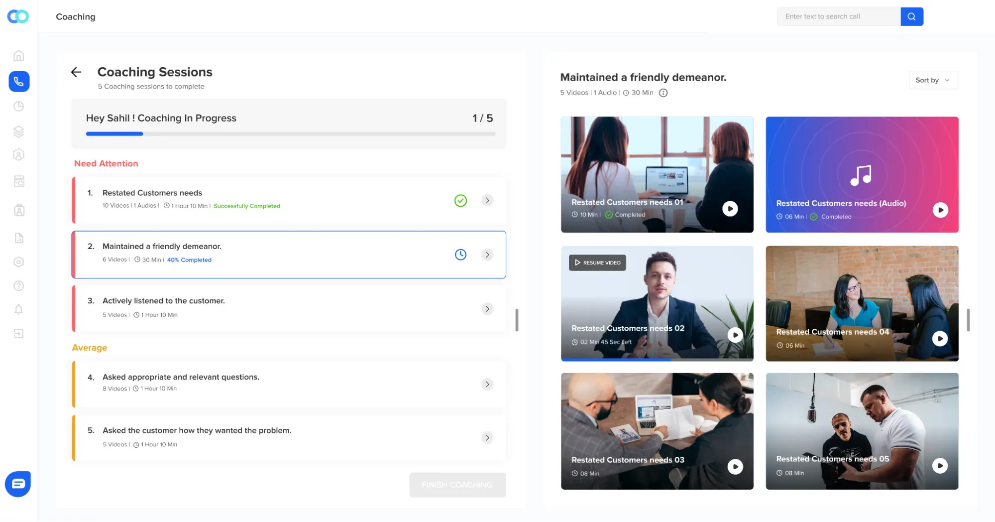 Peer-to-peer coaching in Convin’s automated agent coaching platform