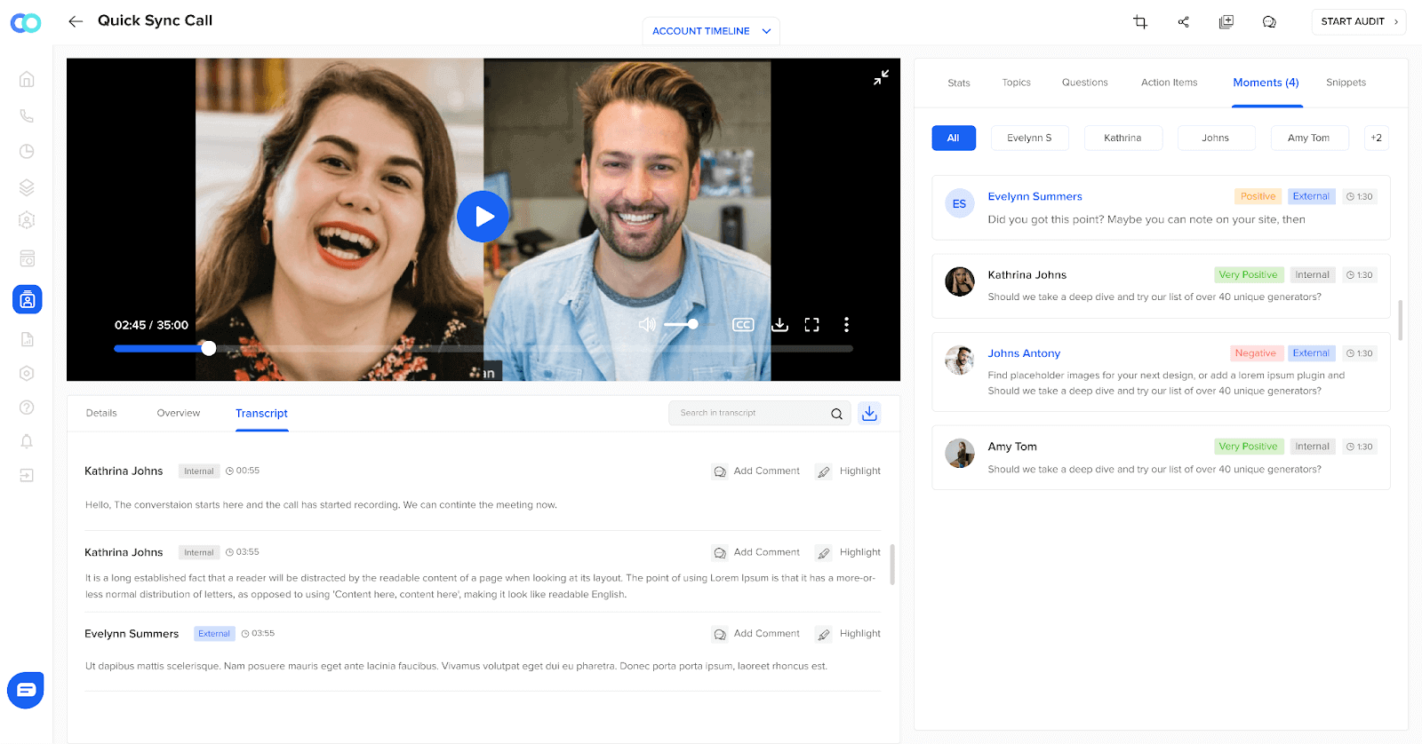 Speech analytics shows different kinds of insights from customer interactions