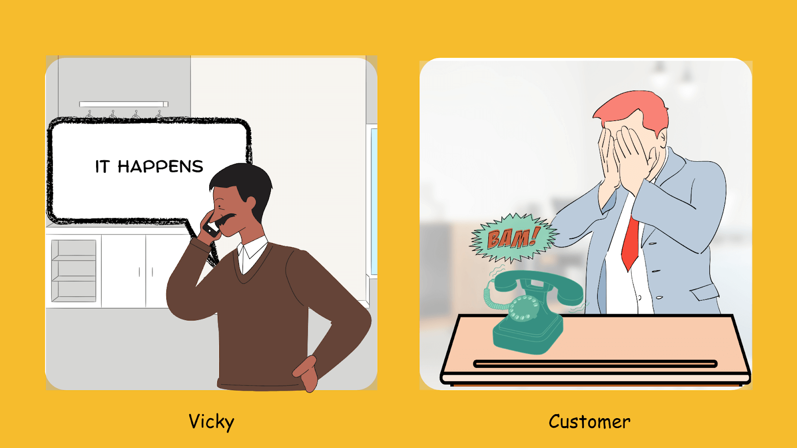 Empathy statements for customer service email