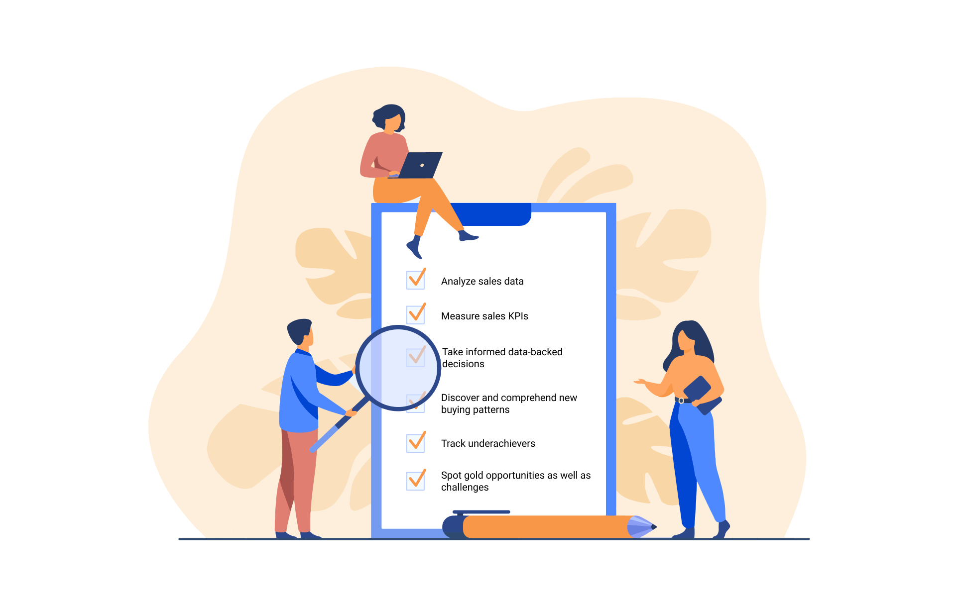 Sales enablement software must feature analytics capabilities as stated in this image