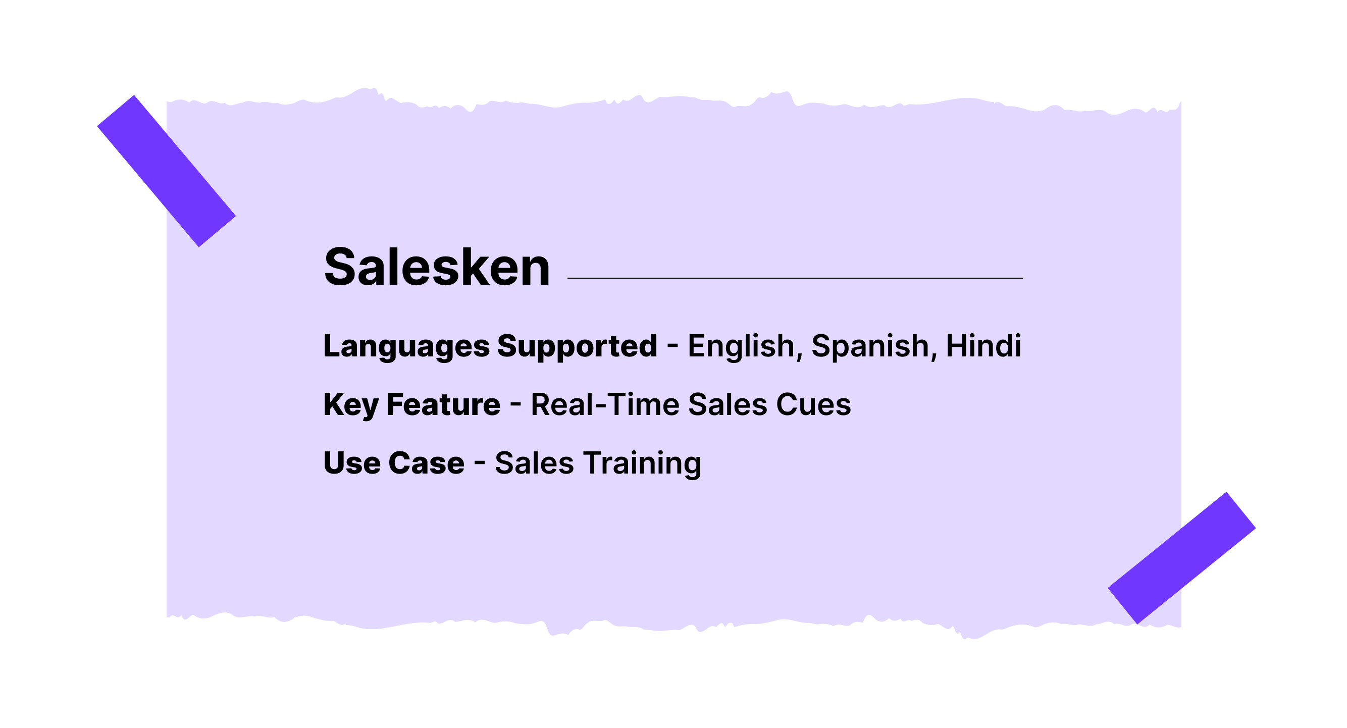 Key Features of Salesken