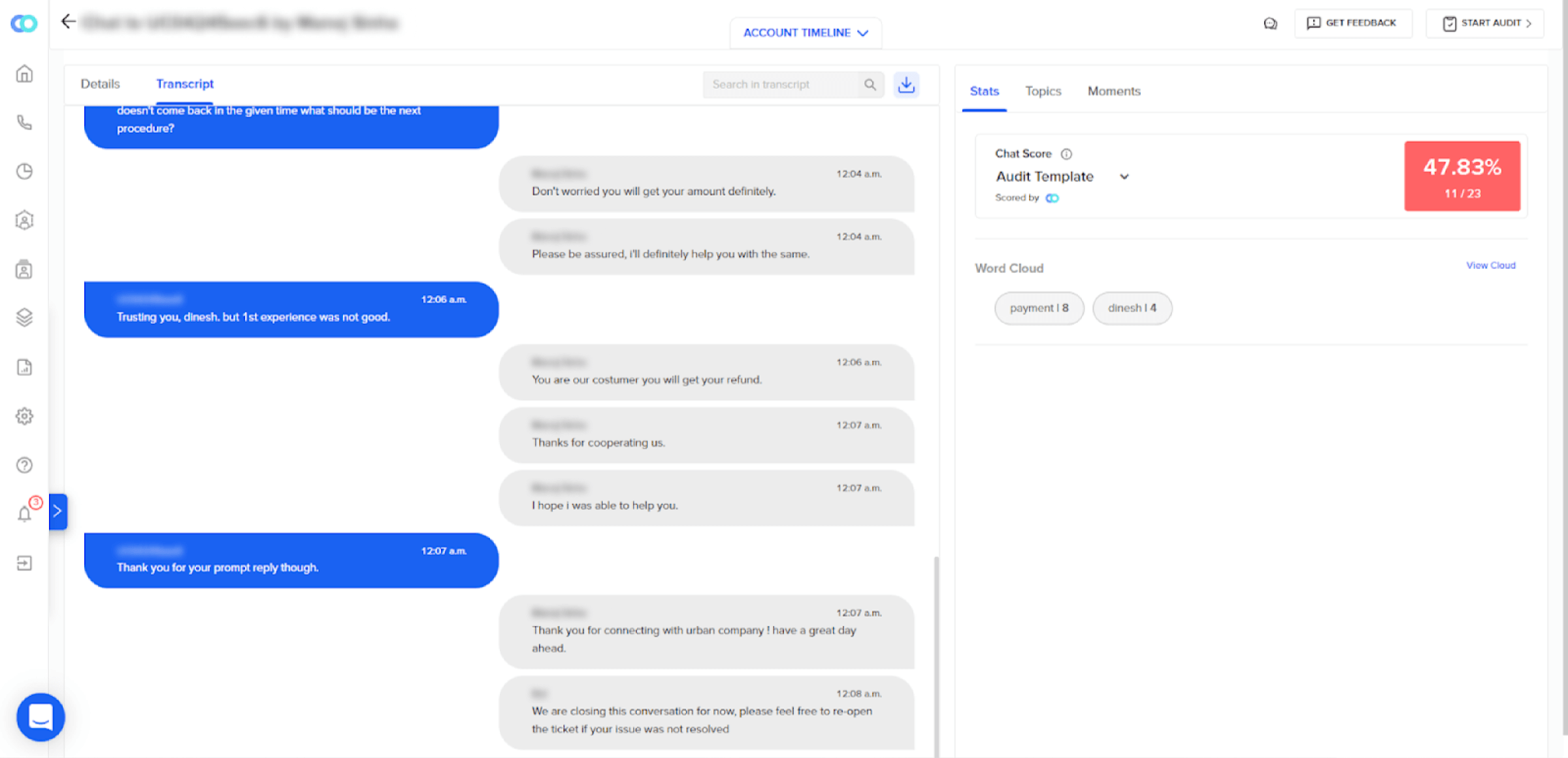 contact center performance management