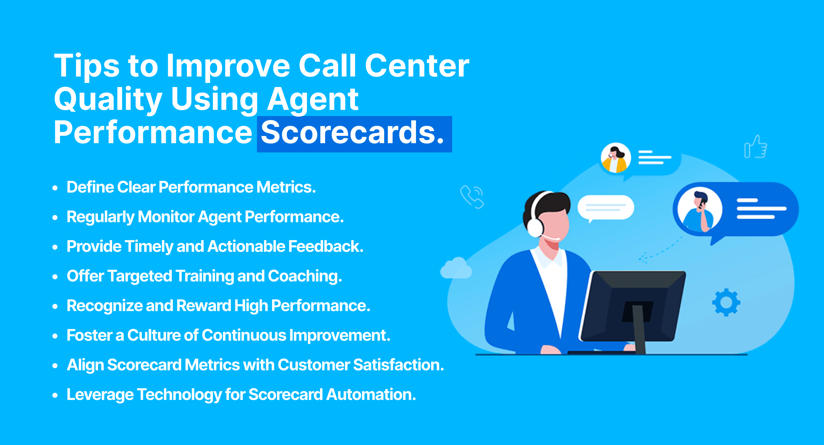 How to Improve Call Center Quality Using Agent Performance Scorecards