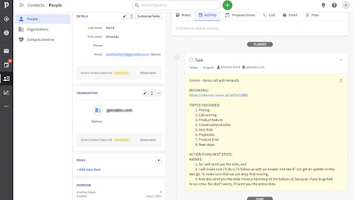 Contact center software integration