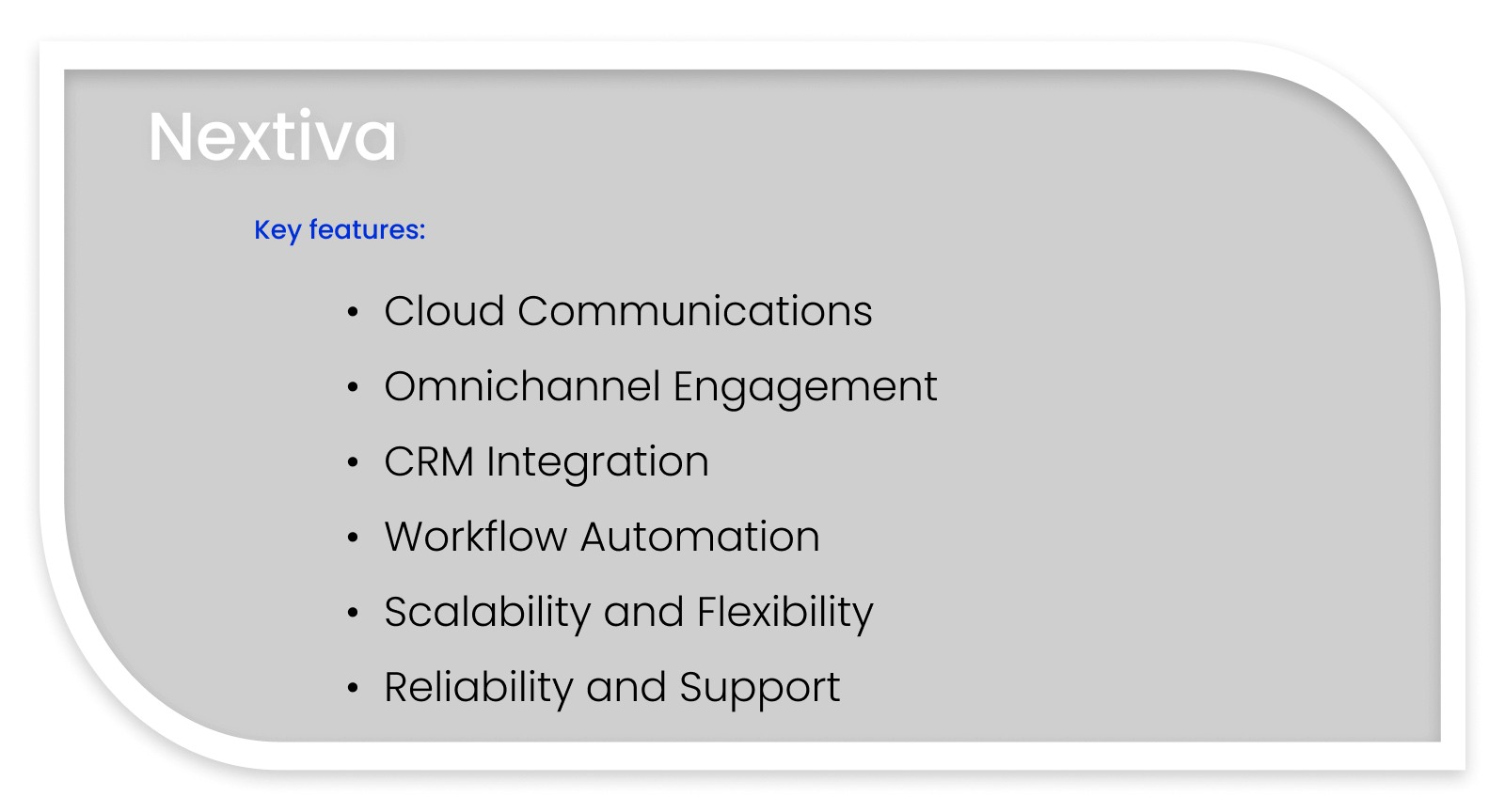 Features of Nextiva call center workforce management