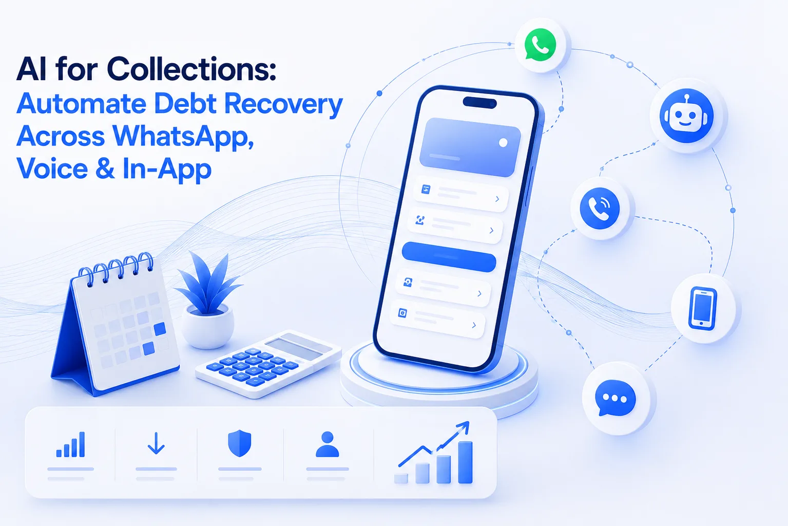 AI for Collections: Automate Debt Recovery Across WhatsApp, Voice & In-App
