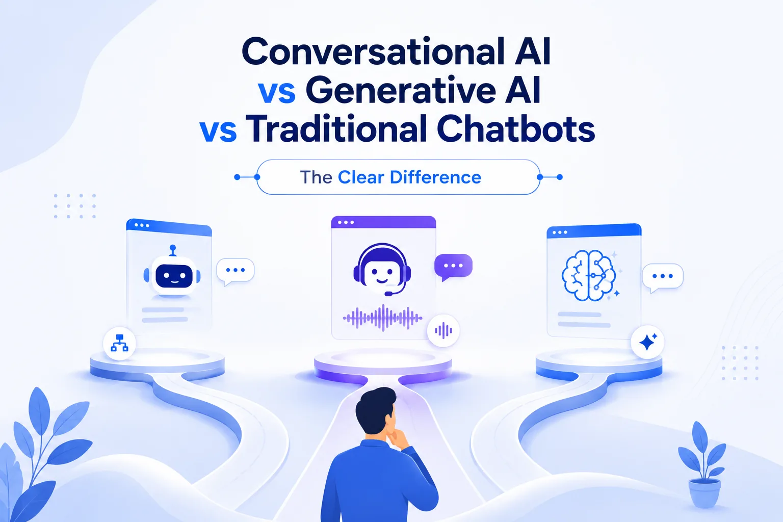 Beyond Chatbots: Understanding Conversational AI vs Generative AI 