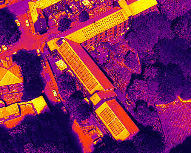 Drone Thermal - Solar - Preston, Lancashire, Cumbria, North West ...