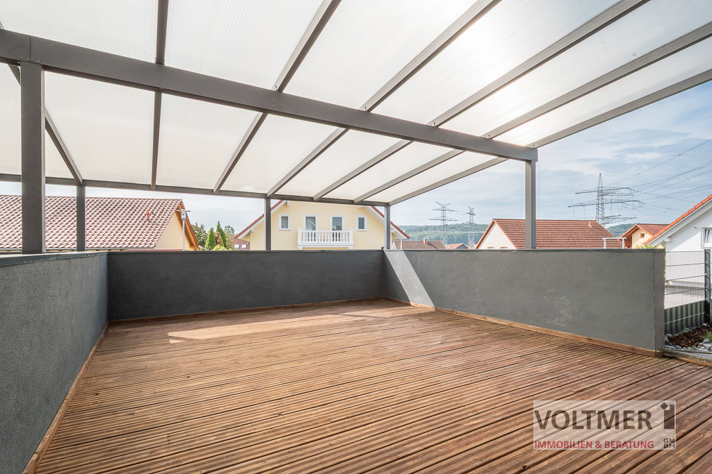 separate Dachterrasse