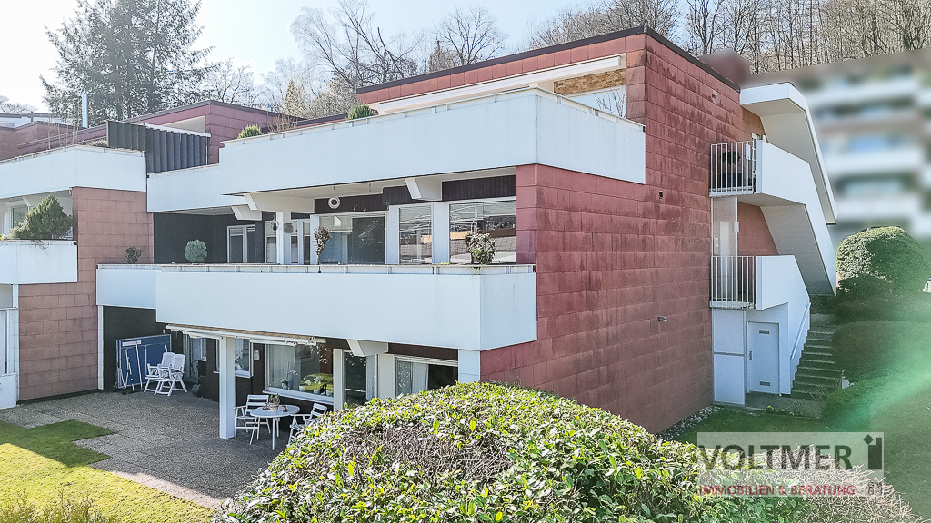 REIHENHAUSCHARAKTER - Eigentumswohnung mit Loggia und Garage in Sackgassenlage von Saarbrücken!