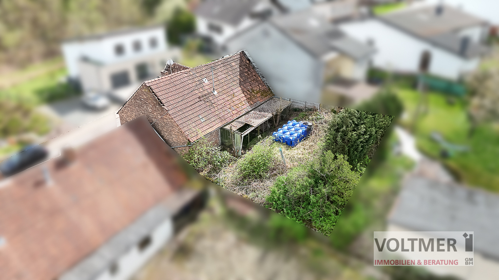 Drohnenansicht Gartenseite