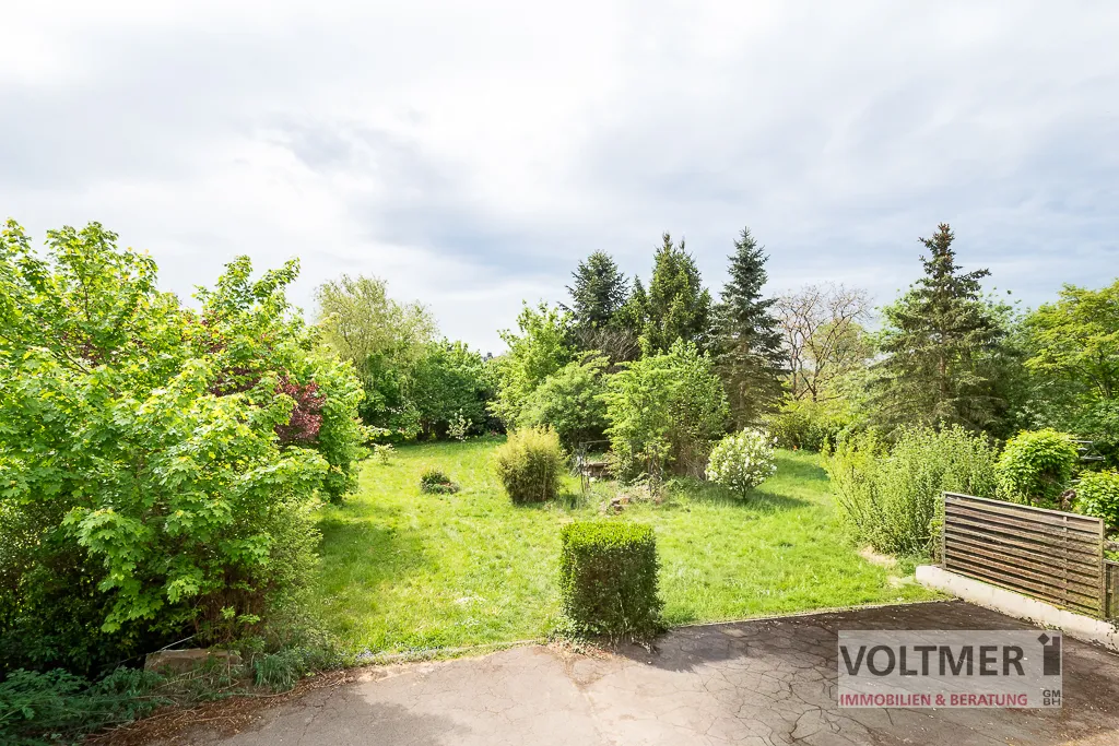 Blick vom Balkon