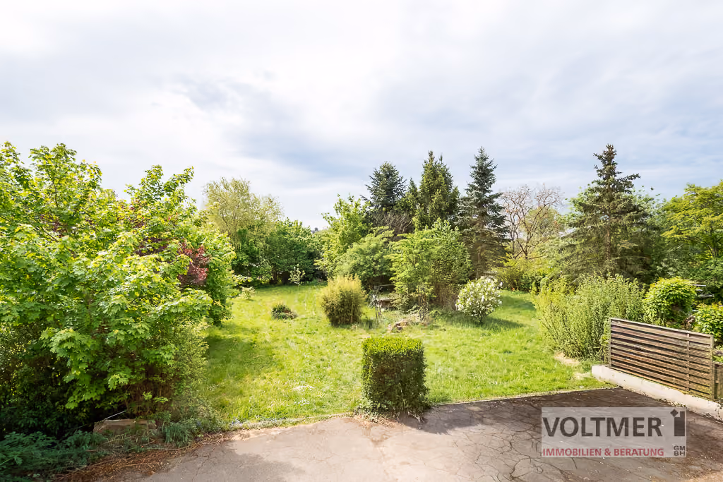 Blick vom Balkon