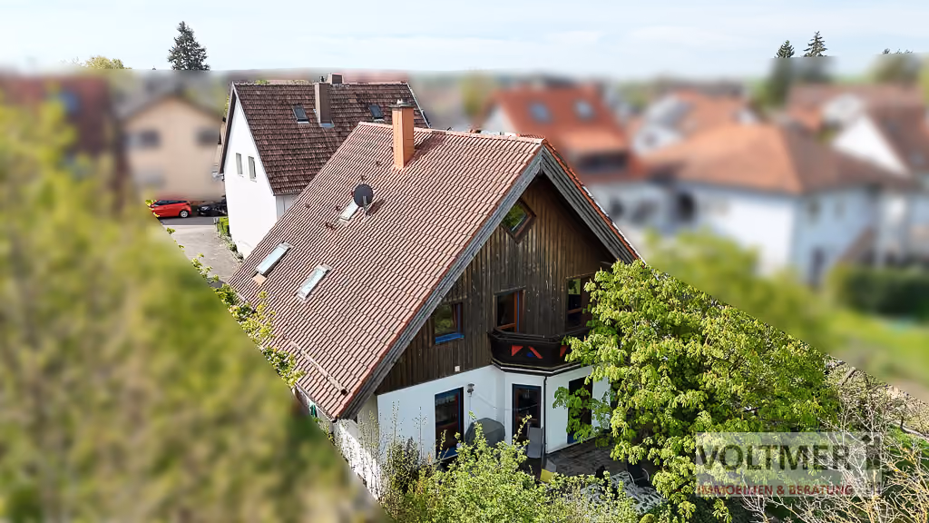 Gartenansicht Drohne