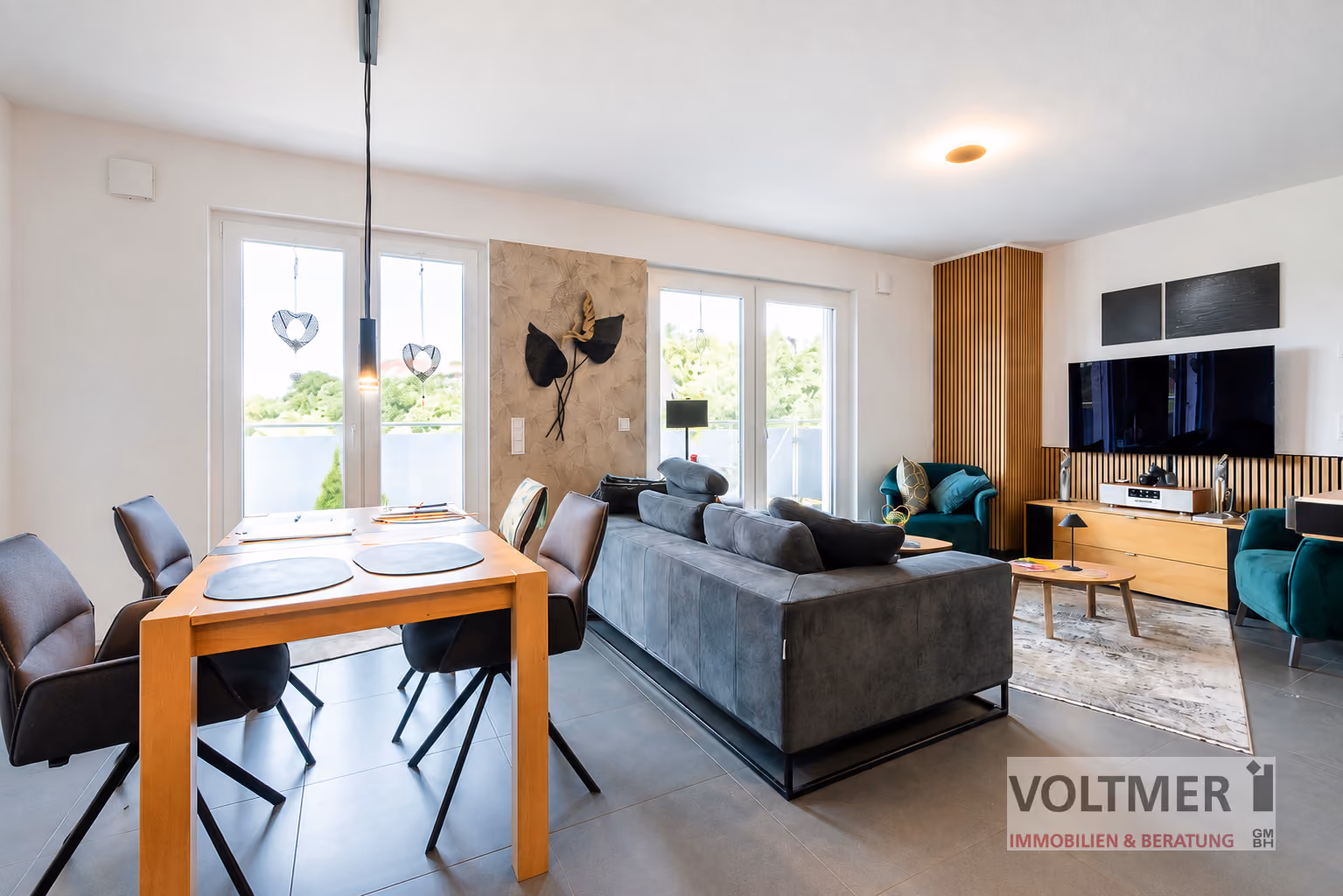 NEUBAU - energieeffiziente Eigentumswohnung mit Garage und Balkon in Sackgassenlage von Neunkirchen!