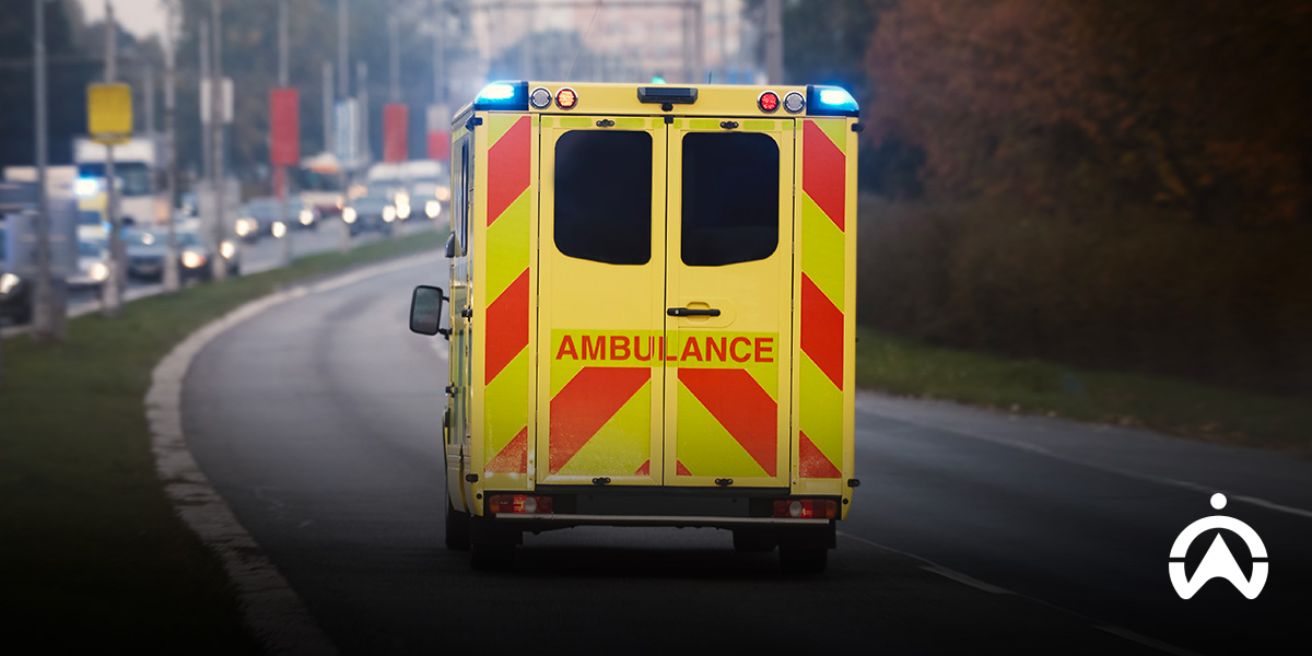 GPS tracking technology used to monitor first responder vehicles during emergency response