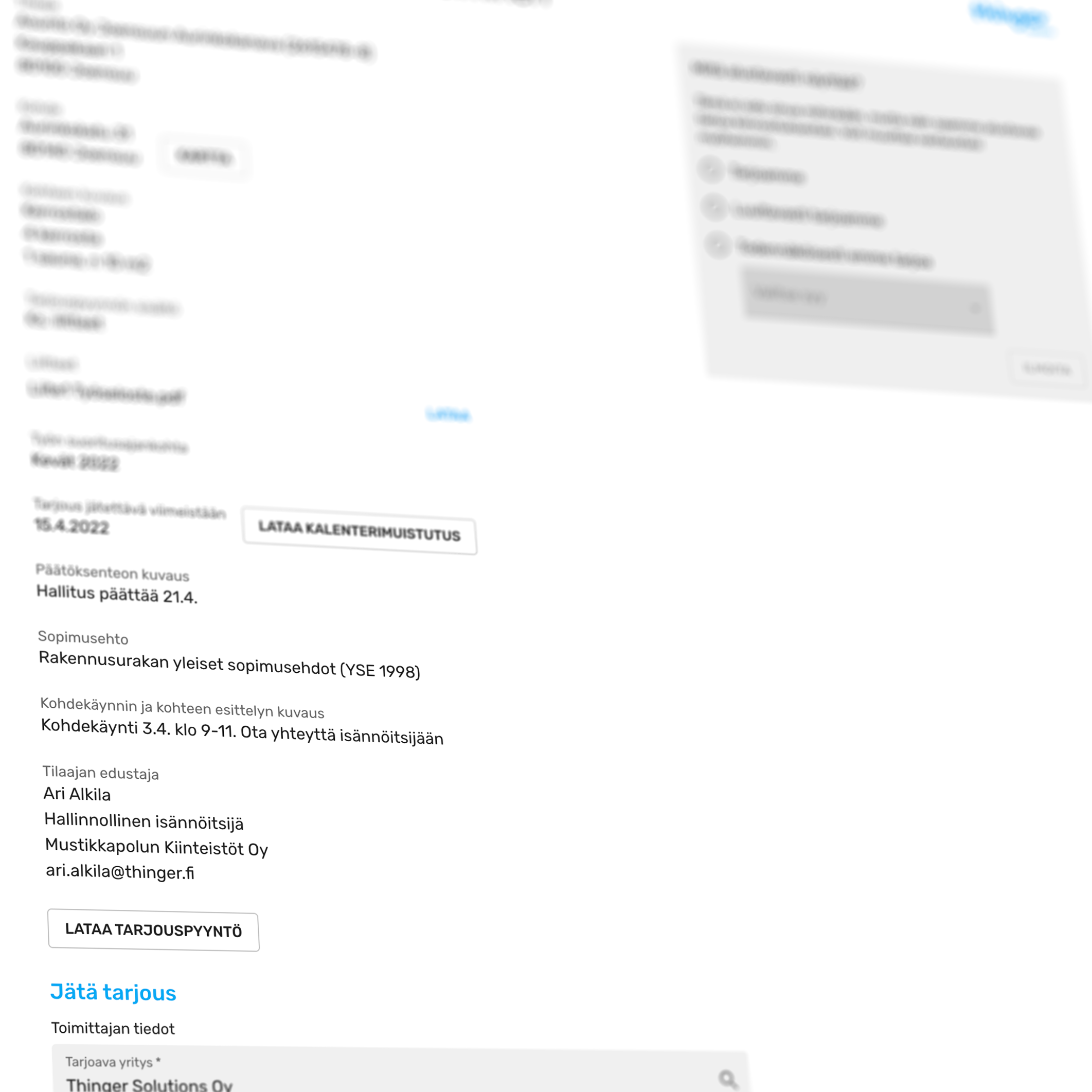 Proposal screenshot