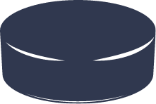 A black and white image of a hat